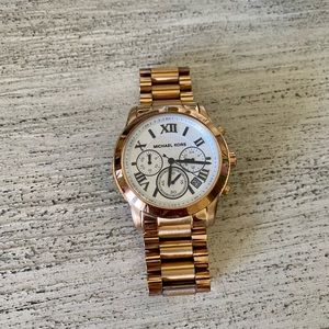 Michael Koran Rose Gold Watch